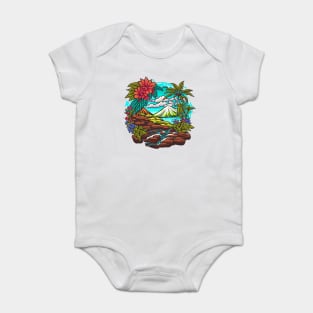 Hawaii style Baby Bodysuit